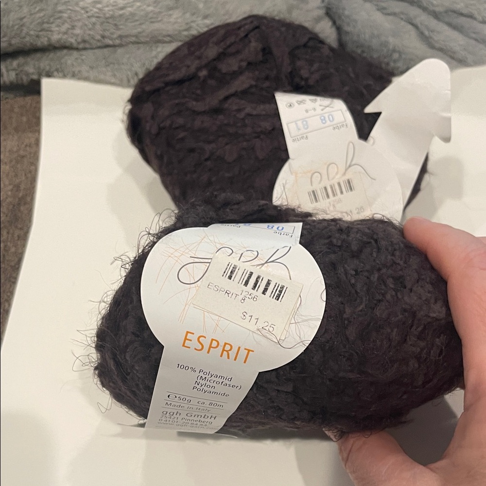 GGH Esprit dark gray color 08 Yarn 2 skeins